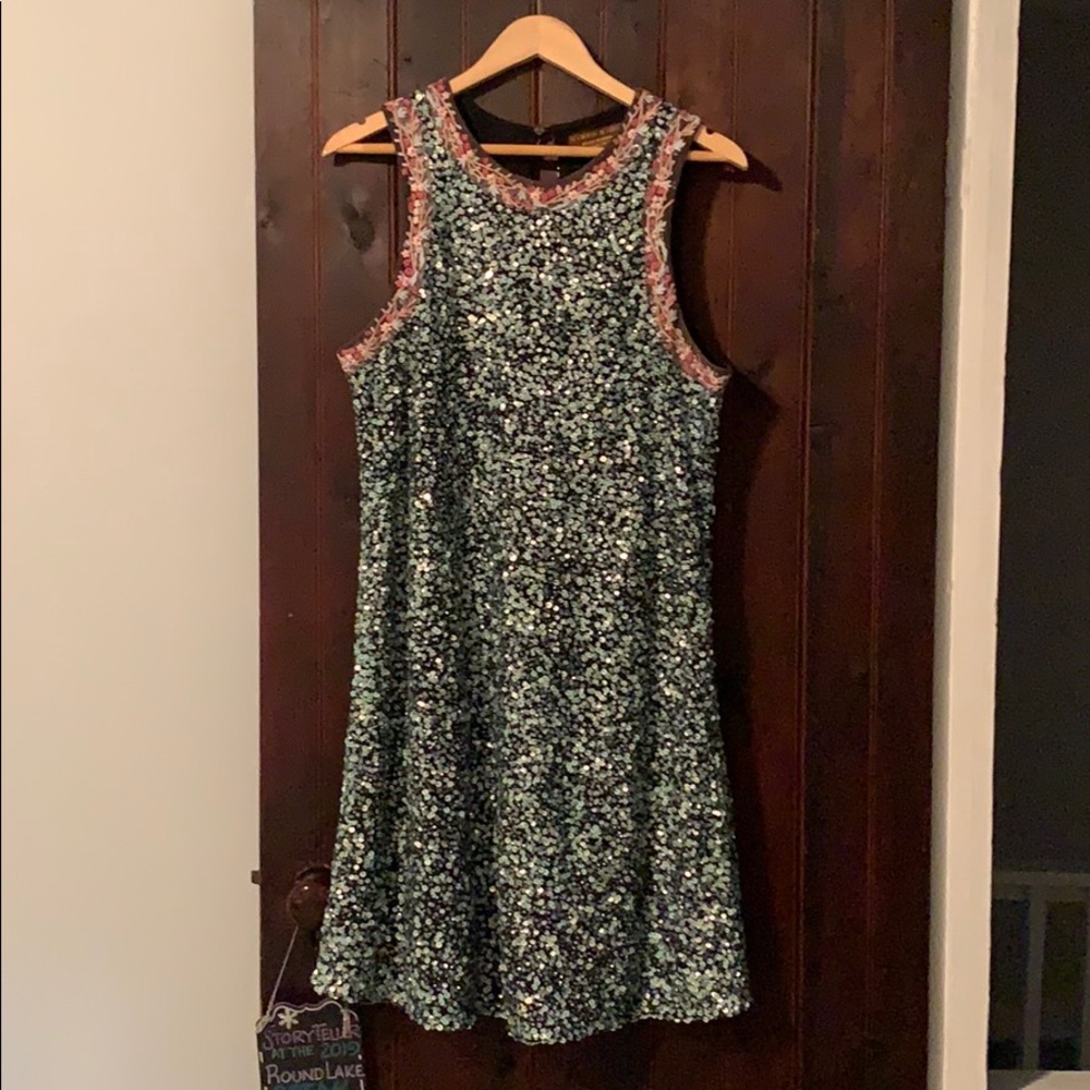 Anthropologie Sequin Dress